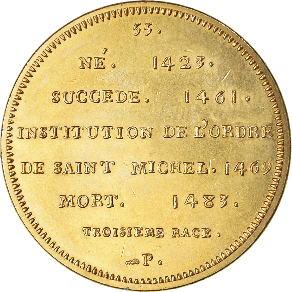 Frankrijk, Medaille, Les Rois de France, Louis XI, History, Piéfort, FDC