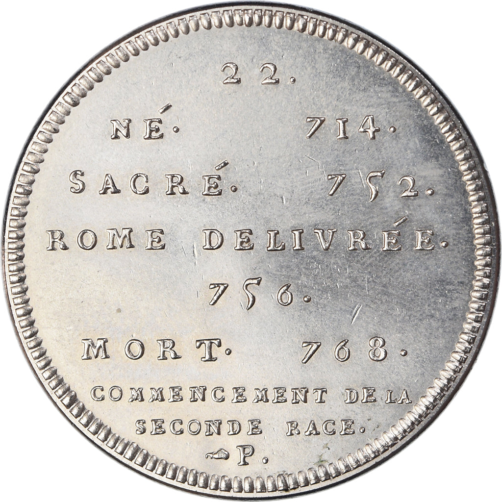 Francja, medal, Les Rois de France, Pépin le Bref, Historia, Piéfort