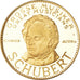Frankreich, Medaille, Musique, Franz Schubert, 1991, Proof, STGL, Vermeil