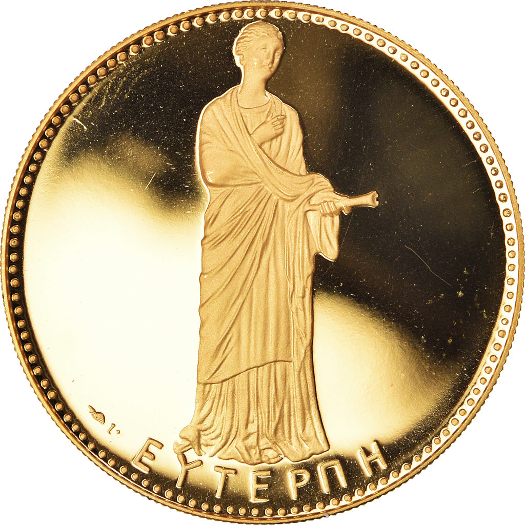 France, Medal, Bellini, Musique, 1991, Proof, MS(65-70), Vermeil