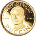 France, Medal, G. Puccini, Musique, 1991, Proof, MS(65-70), Vermeil