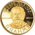 France, Medal, Brahms, Musique, 1991, Proof, MS(65-70), Vermeil