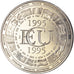 França, medalha, Ecu Europa, Politics, 1995, MDP, MS(65-70), Cobre-níquel