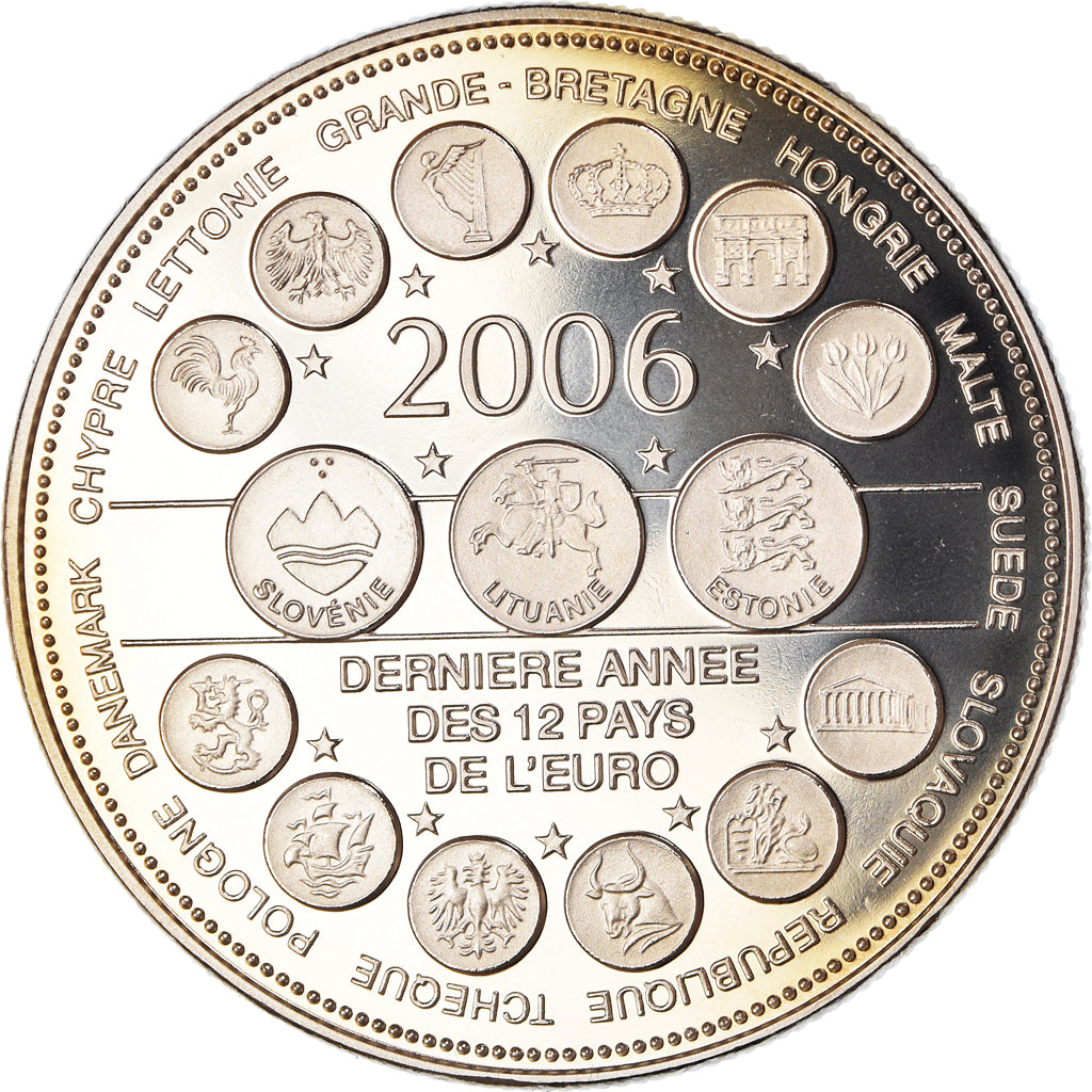 Frankreich, Medaille, L'Europe des XXV, Essai, Politics, 2006, MDP, STGL