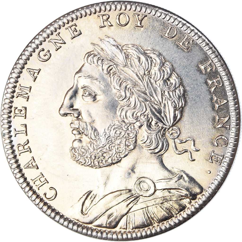 Frankreich, Medaille, Les Rois de France, Charlemagne, STGL, Nickel