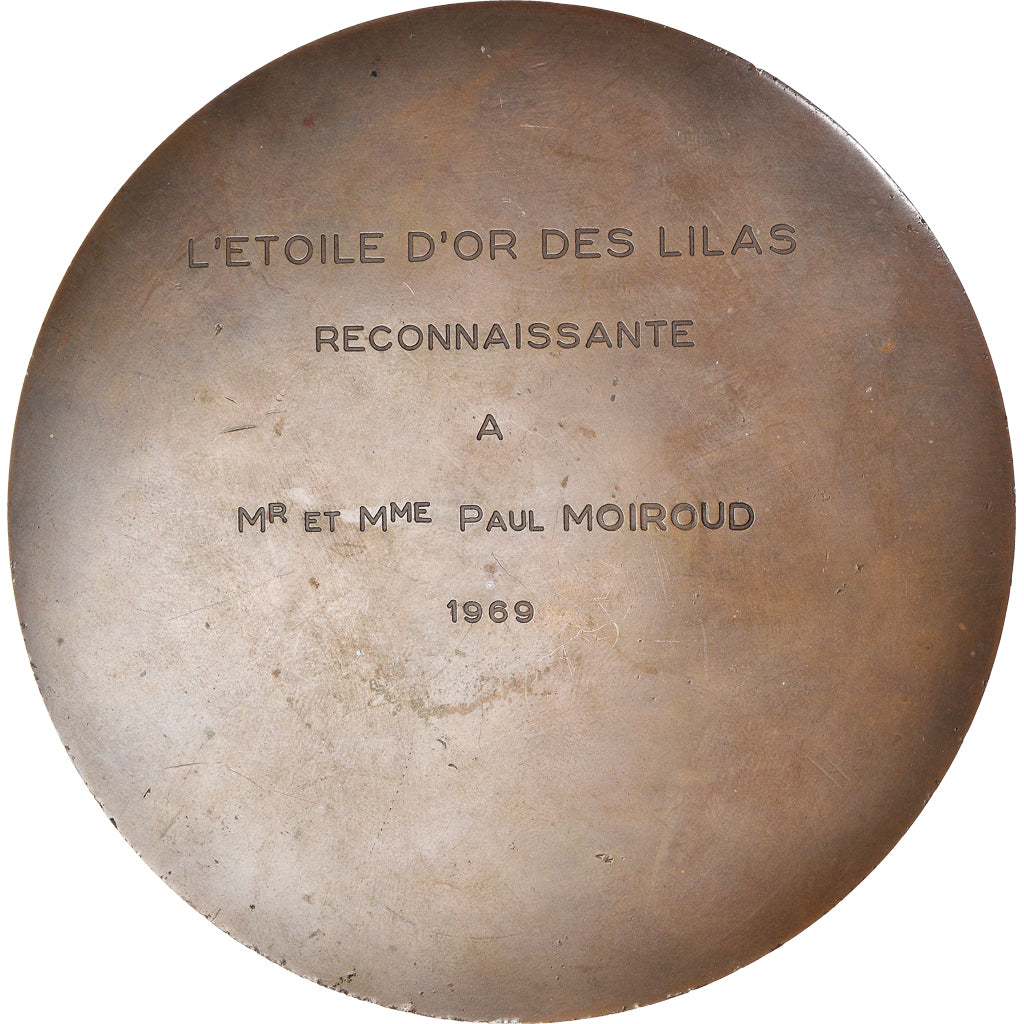 France, Médaille, L'Etoile d'Or des Lilas, Musique, 1969, Coudray, SUP, Bronze