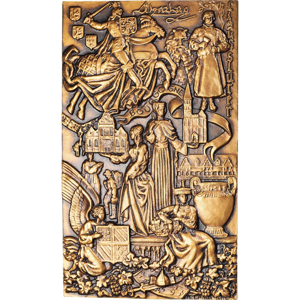 Frankreich, Medaille, La Bourgogne, Delamarre, STGL, Bronze