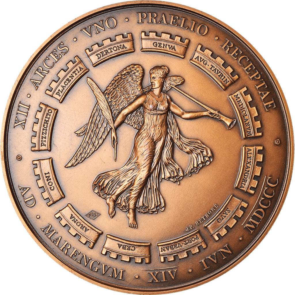 Frankreich, Medaille, Napoléon Ier, Oriens, Victoire de Marengo, History, 1989