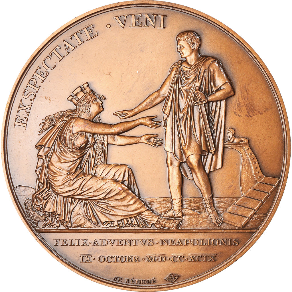 Frankreich, Medaille, Napoléon Ier, Oriens, Débarquement à Fréjus, History