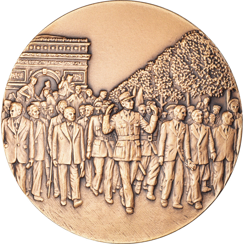 Frankreich, Medaille, Libération, Défilé sur les Champs Elysées, History, J.