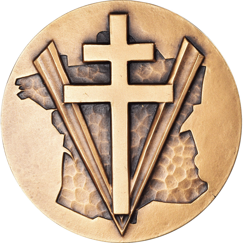 France, Médaille, Libération, Arrivée des Blindés, History, J. Balme, SPL+