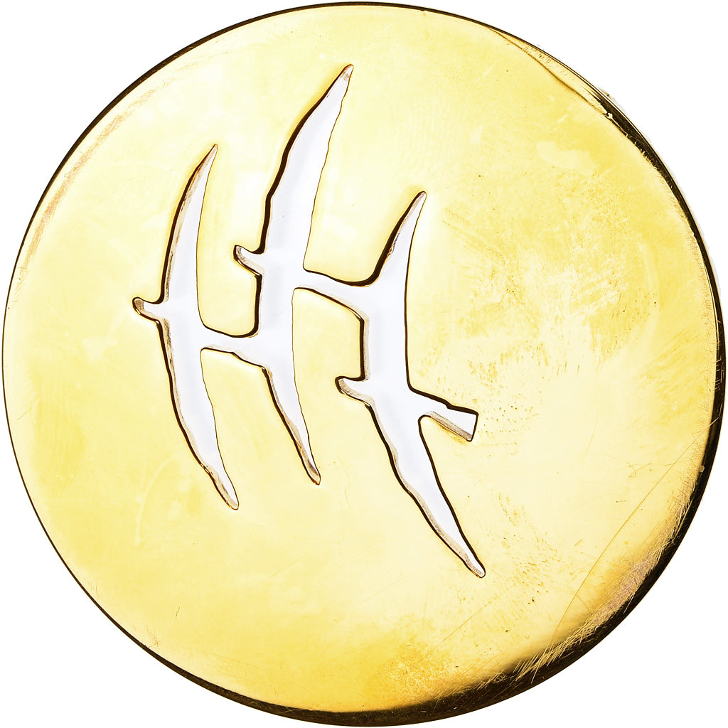 France, Medal, Bicentenaire de la Révolution Française, AU(50-53), Gilt Metal