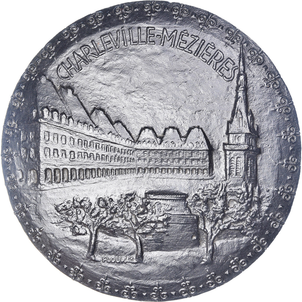 Francia, medaglia, Ville de Charleville-Mézières, Geography, Flourat, BB+