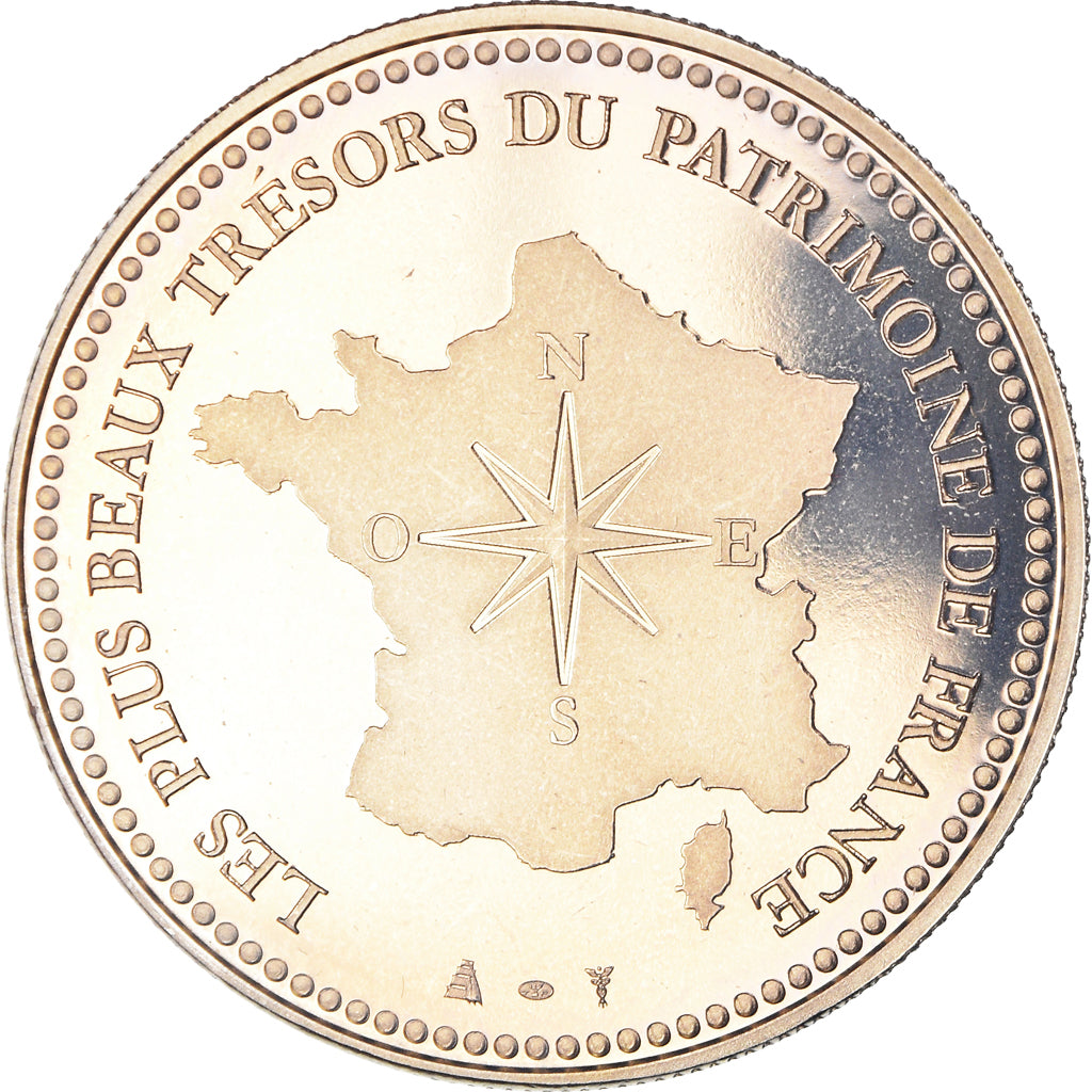 France, Medal, Paris - La Tour Eiffel, Patrimoine, MS(65-70), Copper-nickel