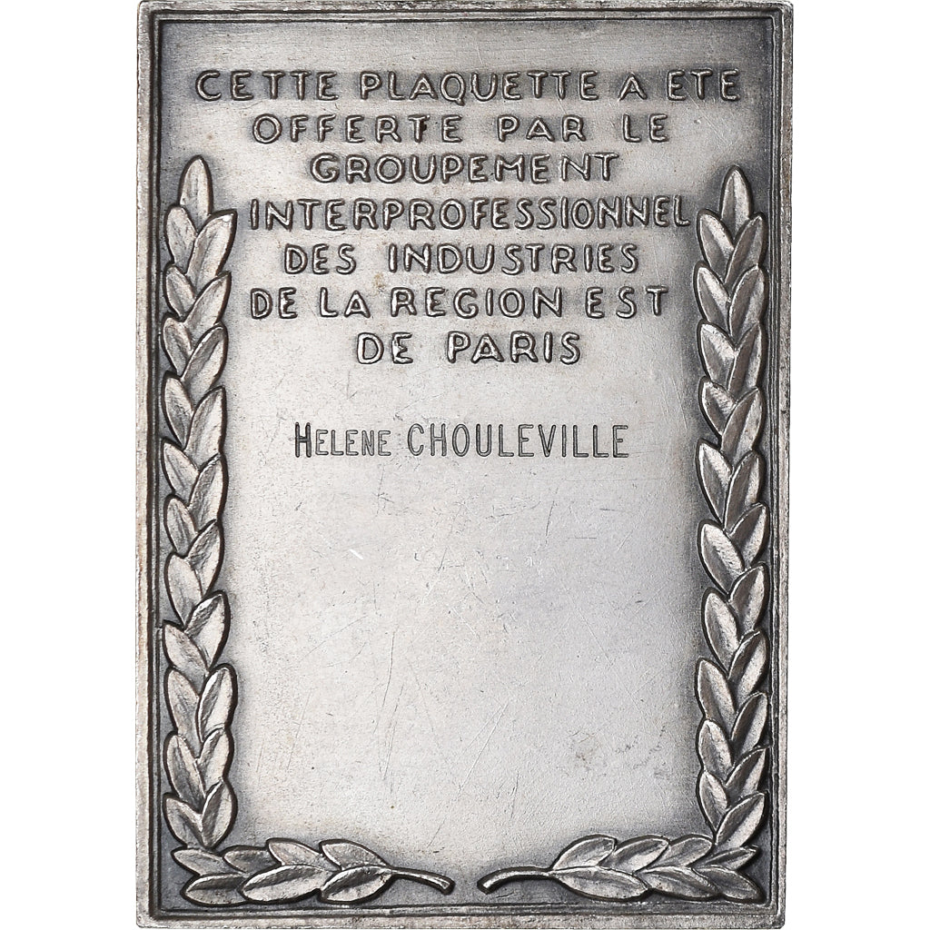France, Medal, Conscience-Fidélité, Industries de Paris, Business & industry