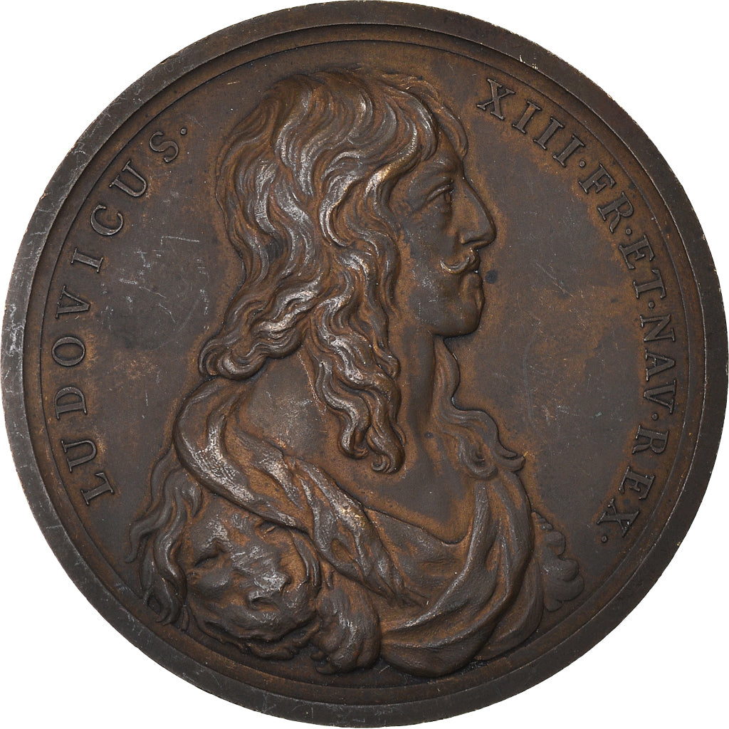 Frankreich, Medaille, Louis XIII, Ortus Solis Gallici, History, Restrike, SS+