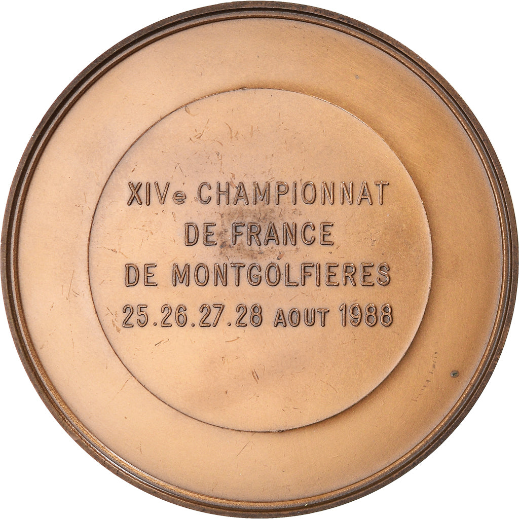 Francja, medal, XIVème Championnat de France de Montgolfières, Annonay, 1988