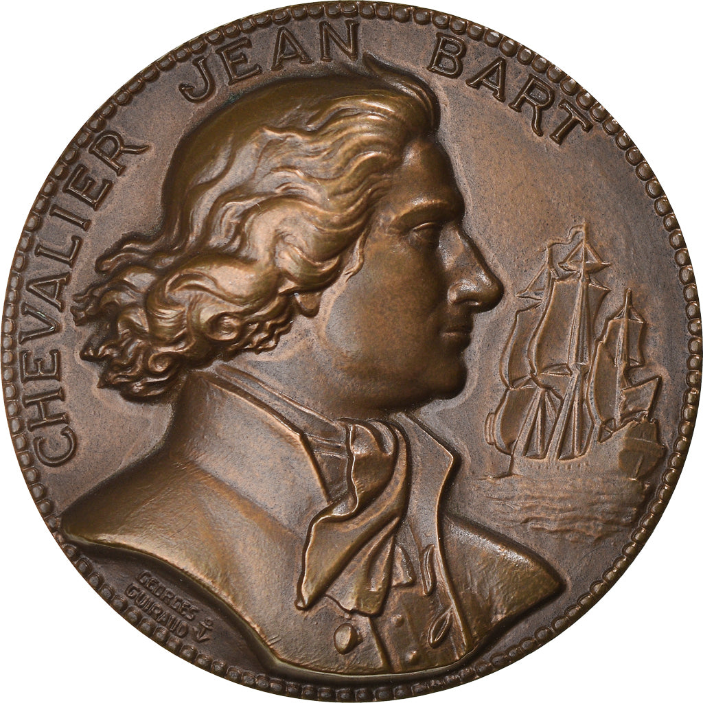 França, medalha, Chevalier Jean Bart, Navire de Ligne, Navegação, Guiraud
