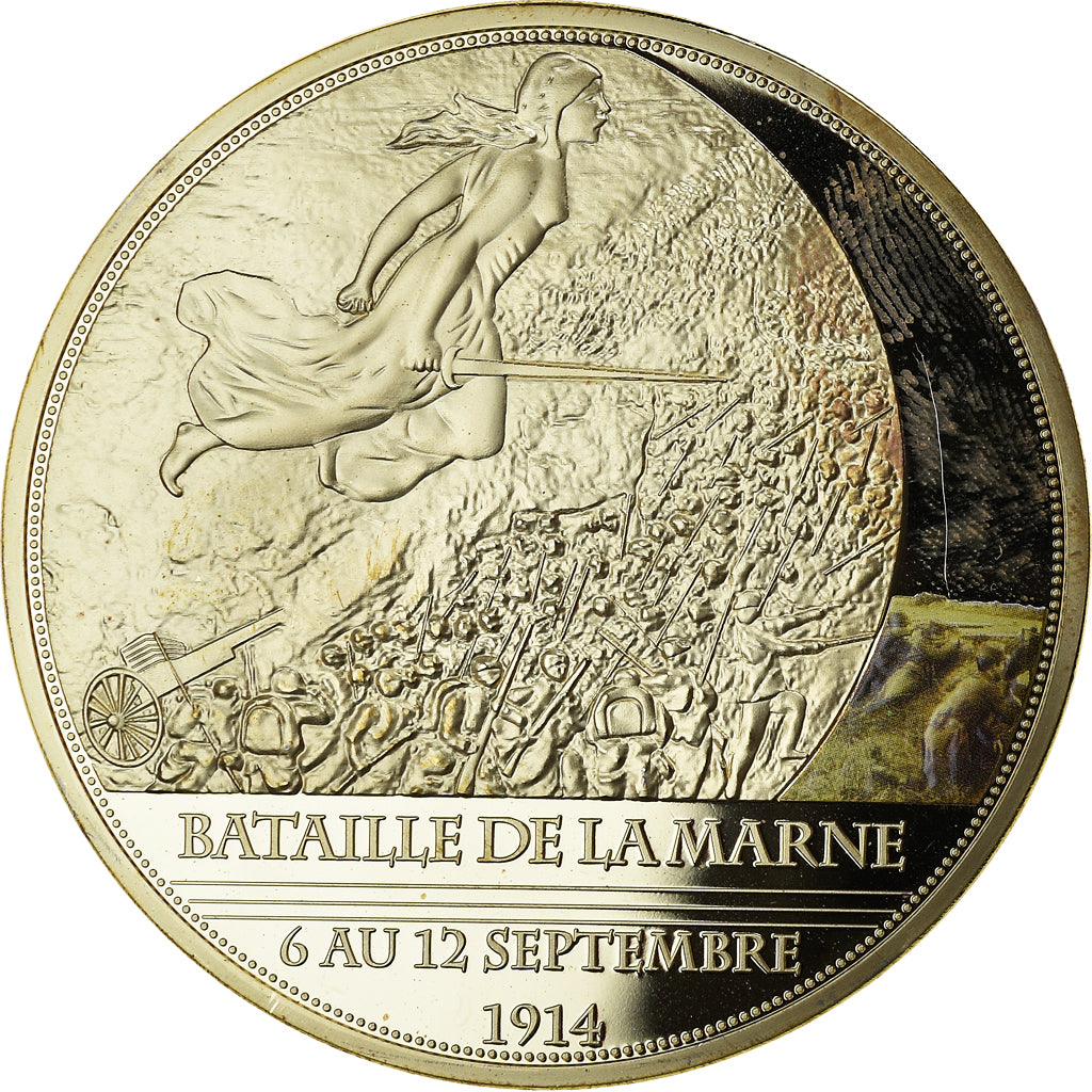 Frankreich, Medaille, Centenaire de la Première Guerre Mondiale, Bataille de la