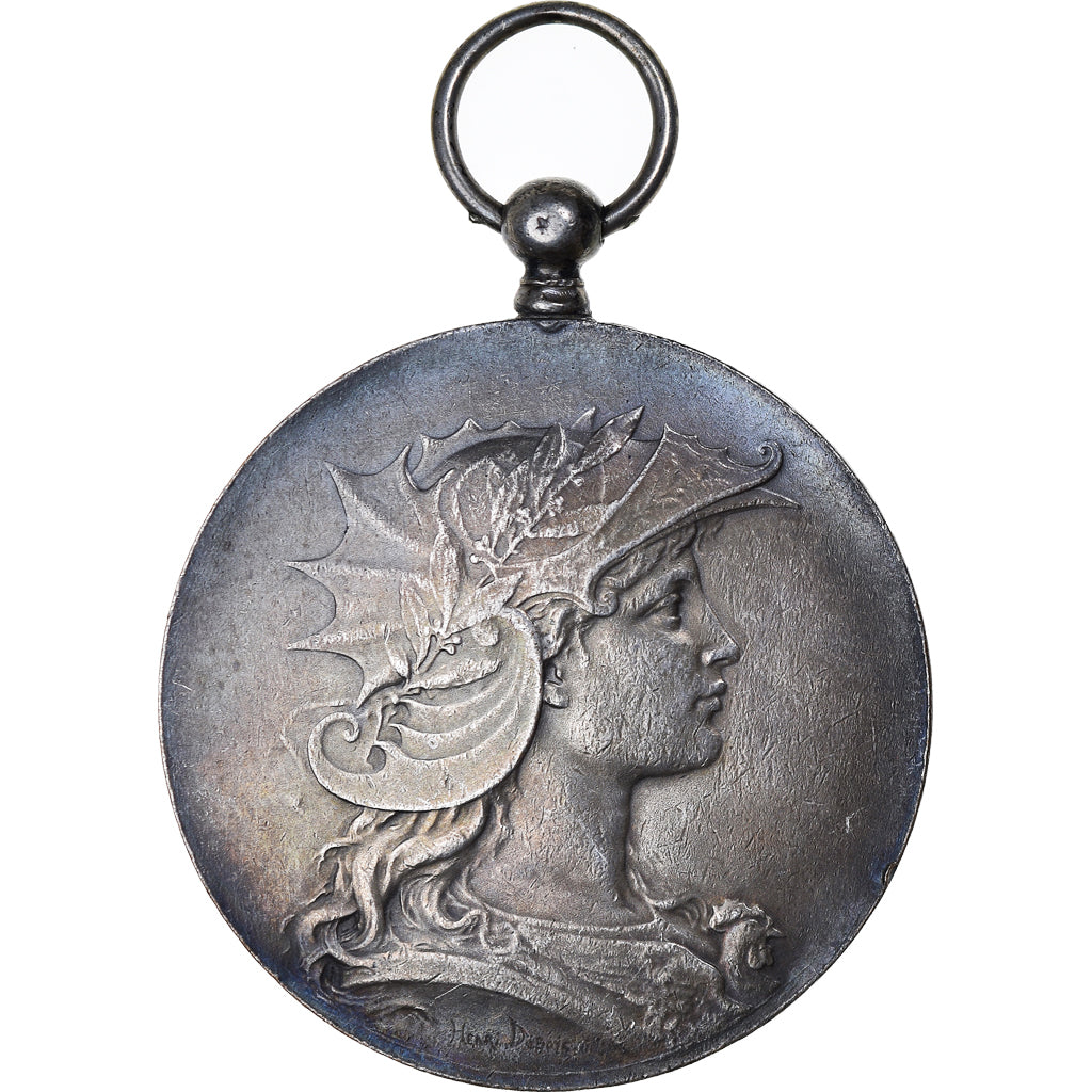 France, Medal, Marianne Casquée, France, Henri Dubois, AU(50-53), Silvered