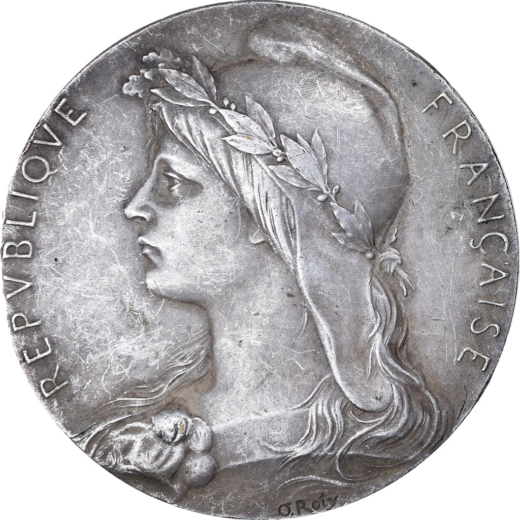 Frankreich, Medaille, Ville de Montrouge, O.Roty, SS+, Silvered bronze