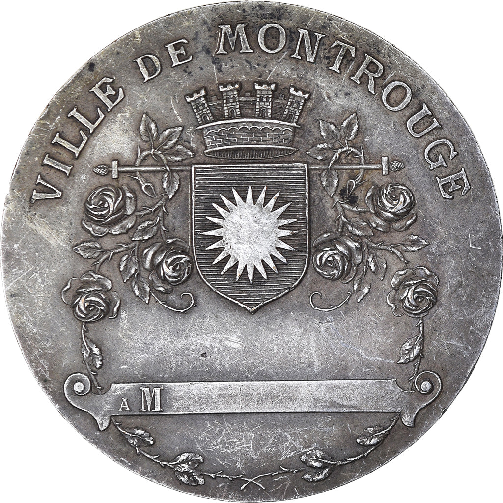 Frankreich, Medaille, Ville de Montrouge, O.Roty, SS+, Silvered bronze