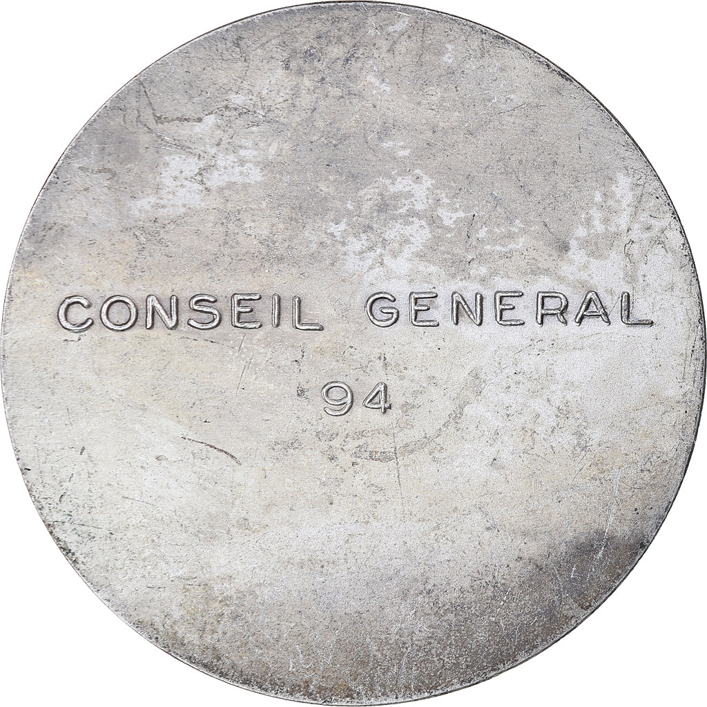 France, Médaille, Département du Val de Marne, Bouillot, SUP, Bronze argenté