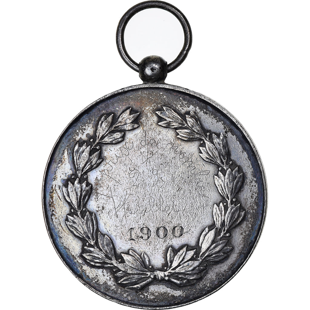 Frankrijk, Medaille, Ville de Marchiennes, 1900, Nord, ZF+, Zilver