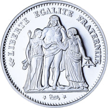 France, Medal, Reproduction, 5 Francs Hercule 1871, MS(65-70), Silver