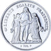 France, Medal, Reproduction, 5 Francs Hercule 1871, MS(65-70), Silver