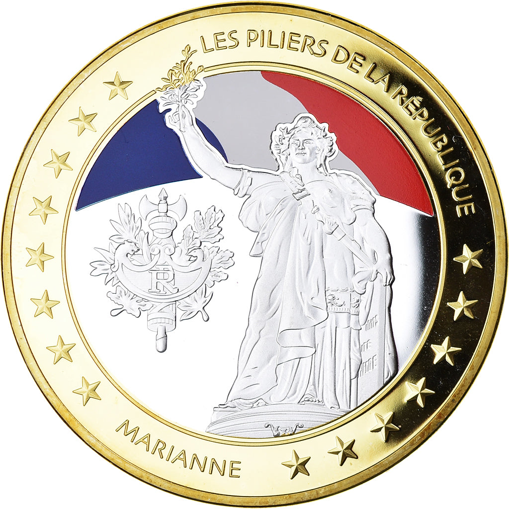 Frankrijk, Medaille, Les piliers de la République, Politics, 2010, La