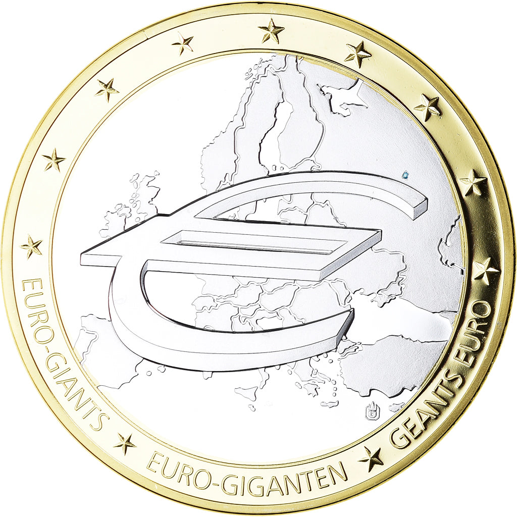 France, Médaille, Géants Euro, Politics, 2009, Freedom, Peace, Solidarity
