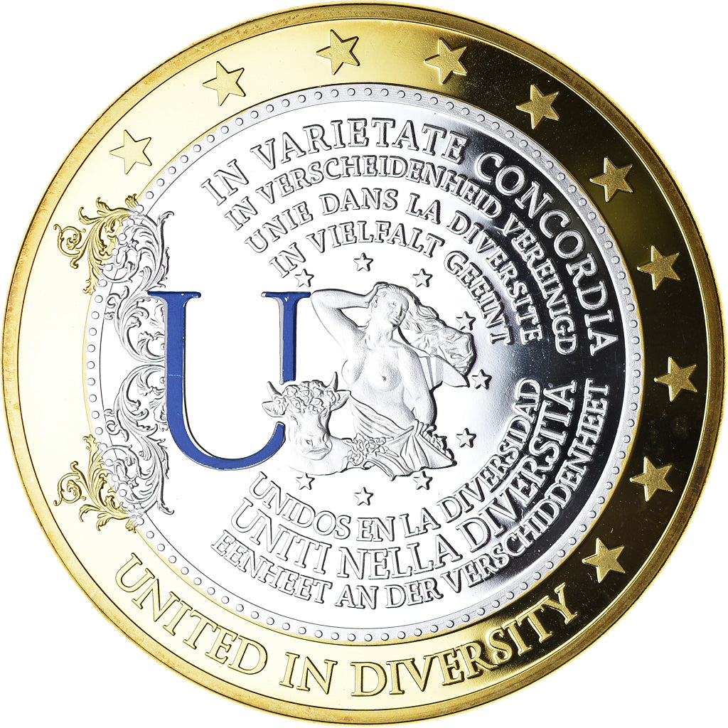 França, medalha, Géants Euro, Politics, 2009, United in Diversity, MS(65-70)