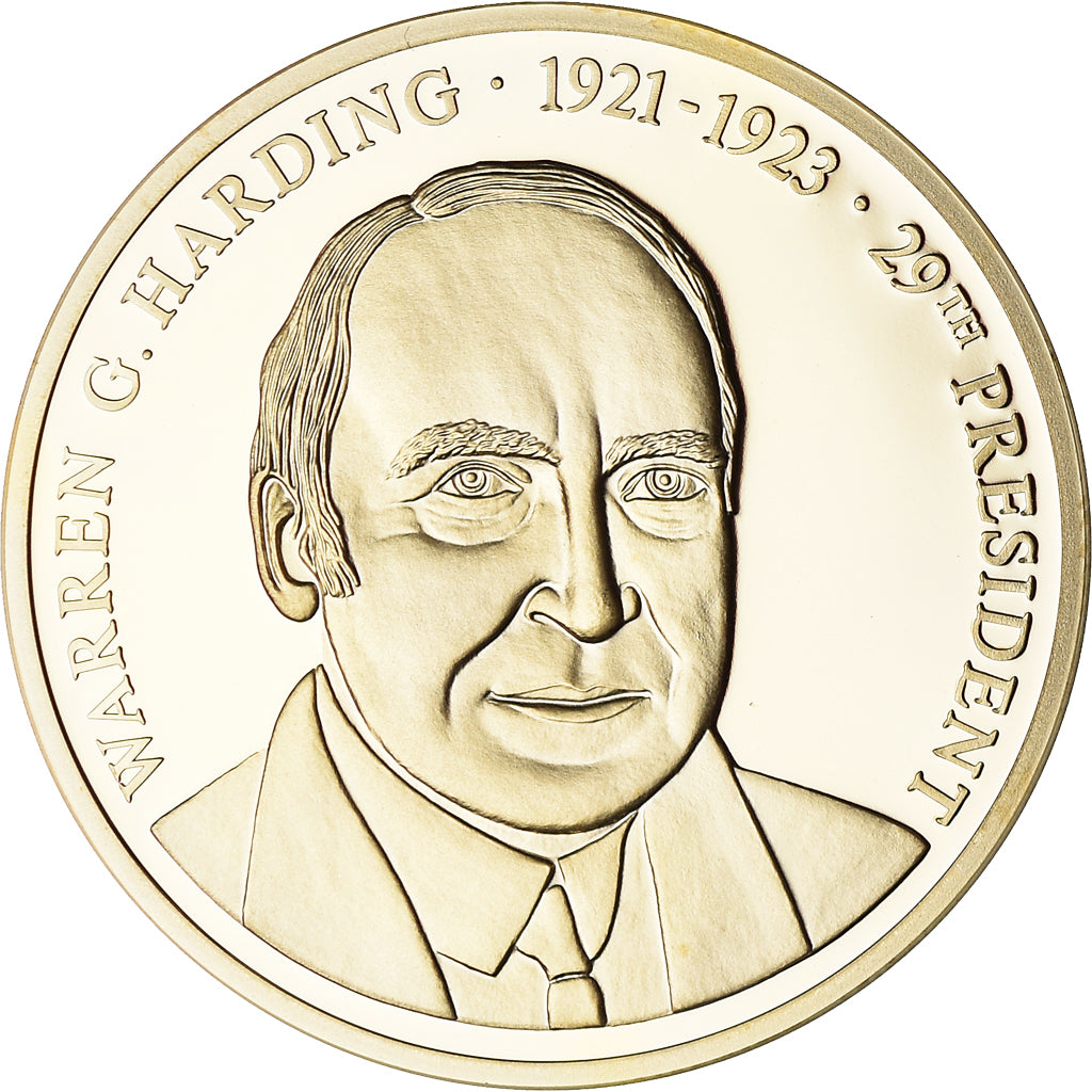 Estados Unidos da América, medalha, Les Présidents des Etats-Unis, Warren