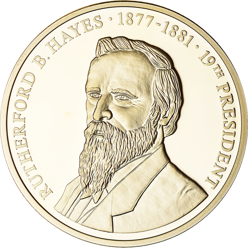Verenigde Staten van Amerika, Medaille, Les Présidents des Etats-Unis, Hayes