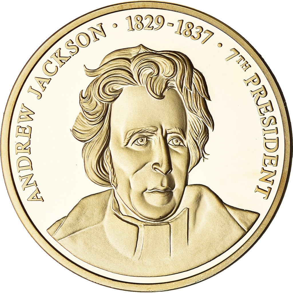 Estados Unidos da América, medalha, Les Présidents des Etats-Unis, Jackson