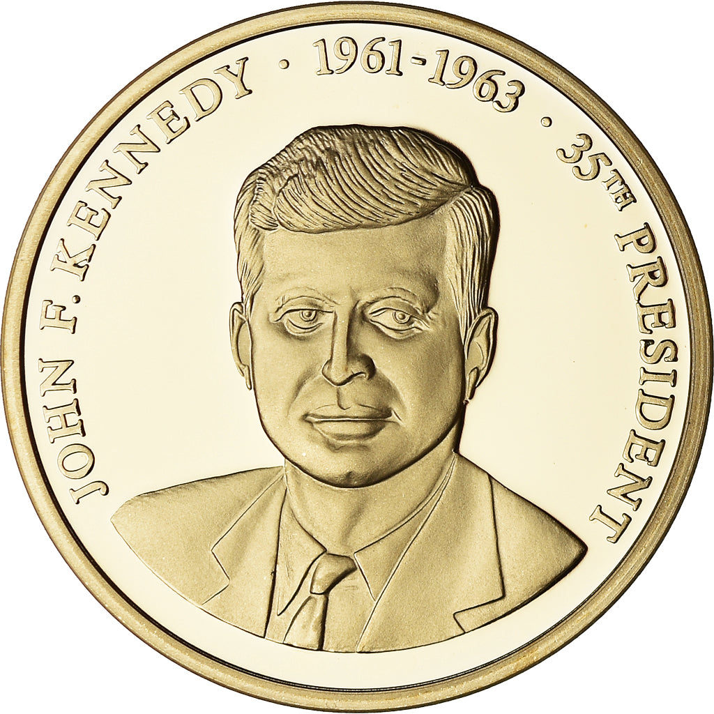 Estados Unidos da América, medalha, Les Présidents des Etats-Unis, Kennedy