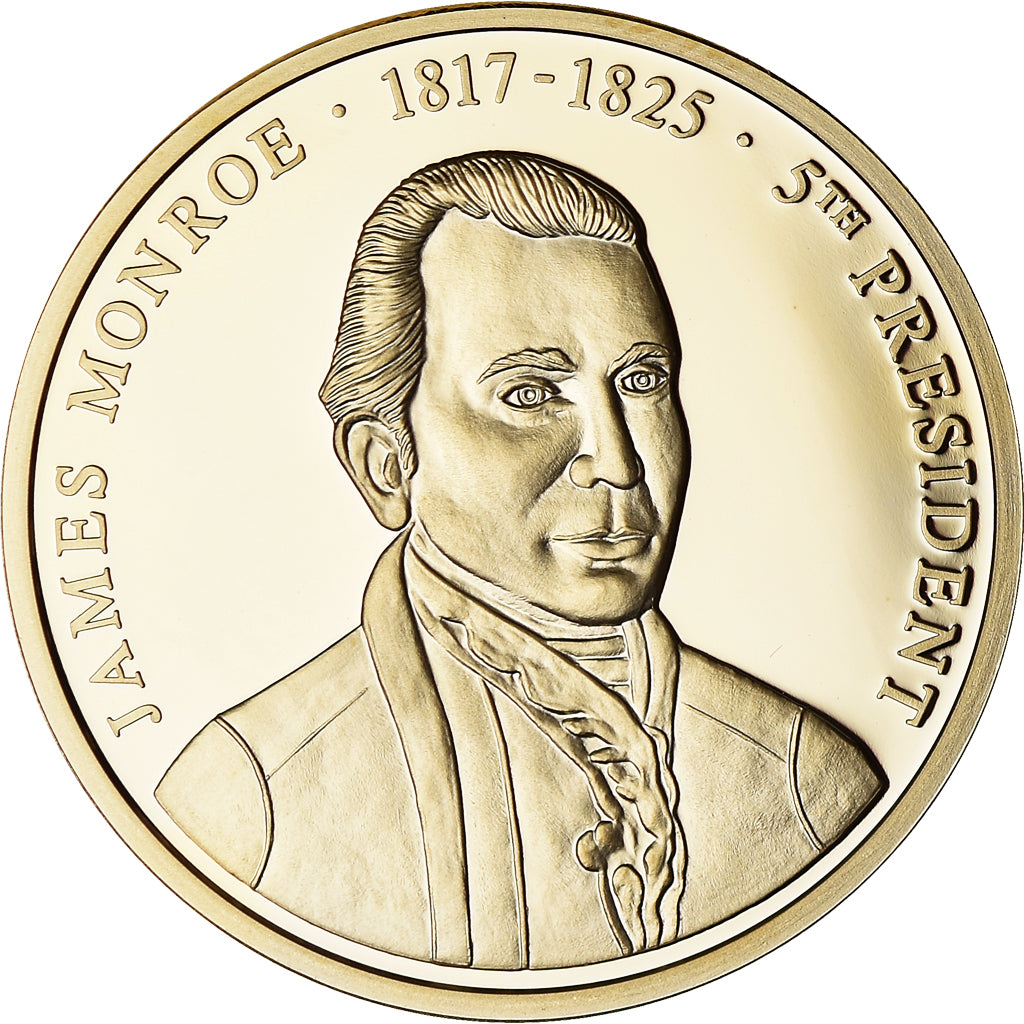 Estados Unidos da América, medalha, Les Présidents des Etats-Unis, Monroe