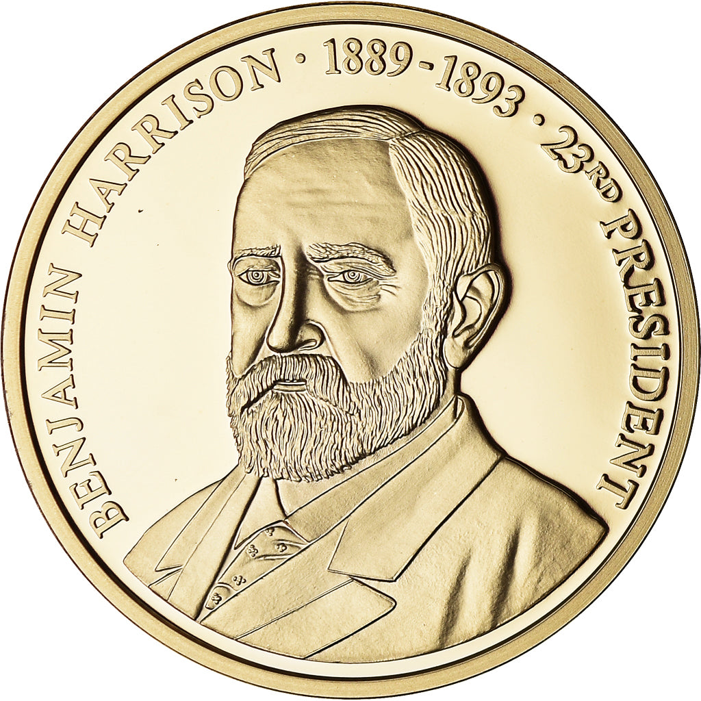 États-Unis, Médaille, Les Présidents des Etats-Unis, B.Harrison, Politics