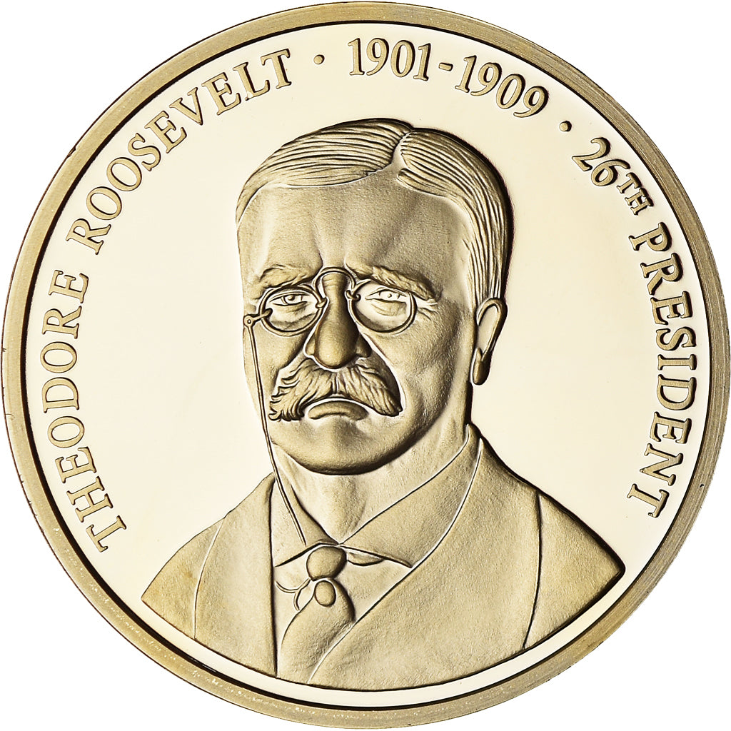 États-Unis, Médaille, Les Présidents des Etats-Unis, T,Roosevelt, Politics