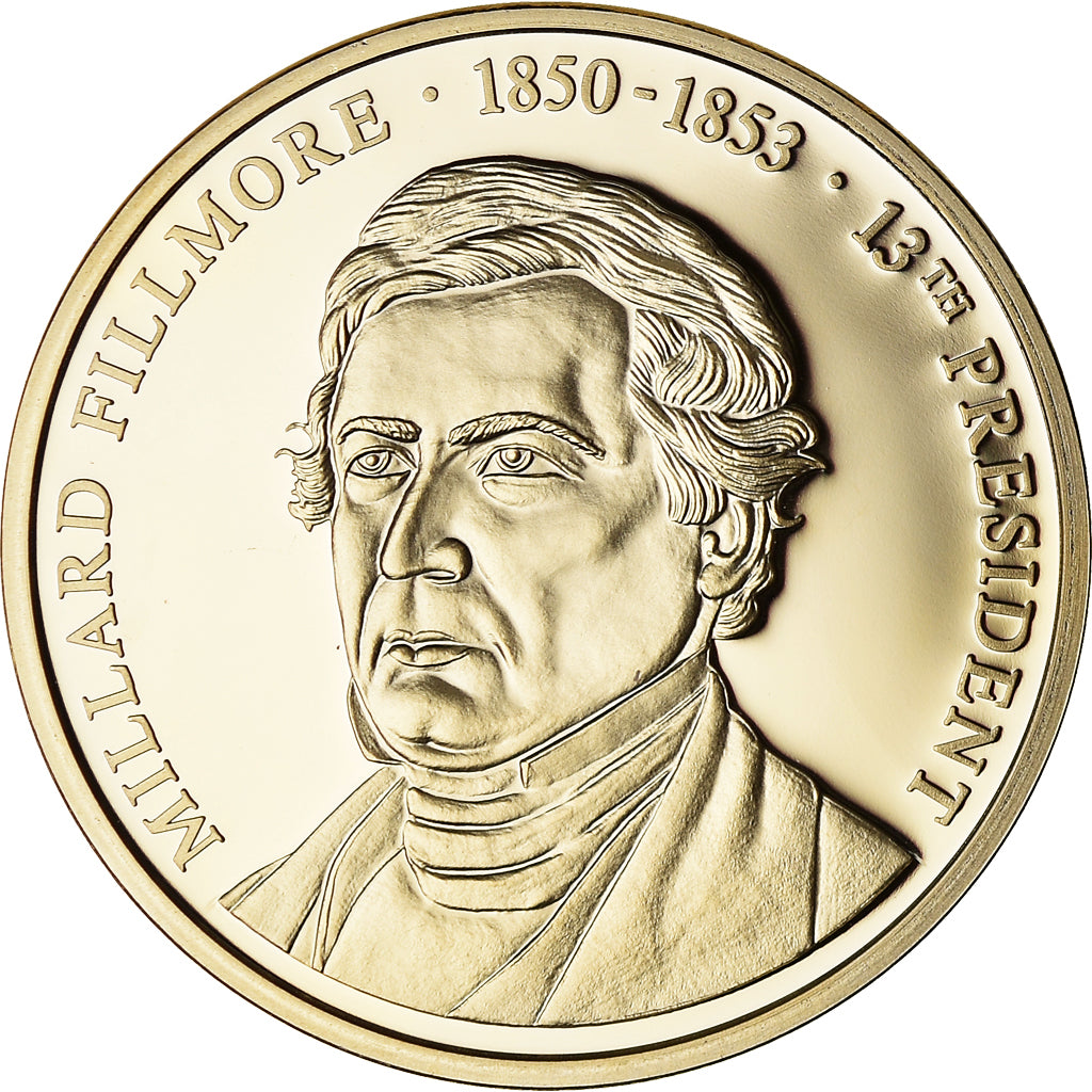 Estados Unidos da América, medalha, Les Présidents des Etats-Unis, Fillmore