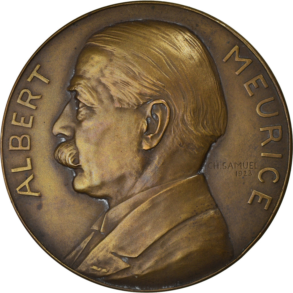 Belgien, Medaille, Albert Meurice, Bruxelles, Sciences & Technologies, 1923