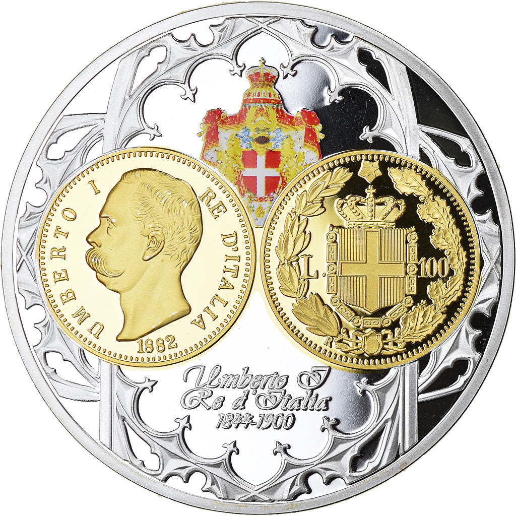 France, Médaille, Monarques Européens, Umberto Ier, History, FDC, Cuivre