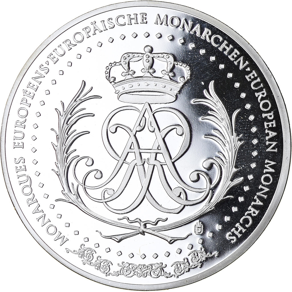 France, Medal, Monarques Européens, Wilhelm II, History, MS(65-70), Silver