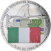 Italia, medalla, Monnaie Européenne, Billet de 100 Euro, Politics, 2002, EBC