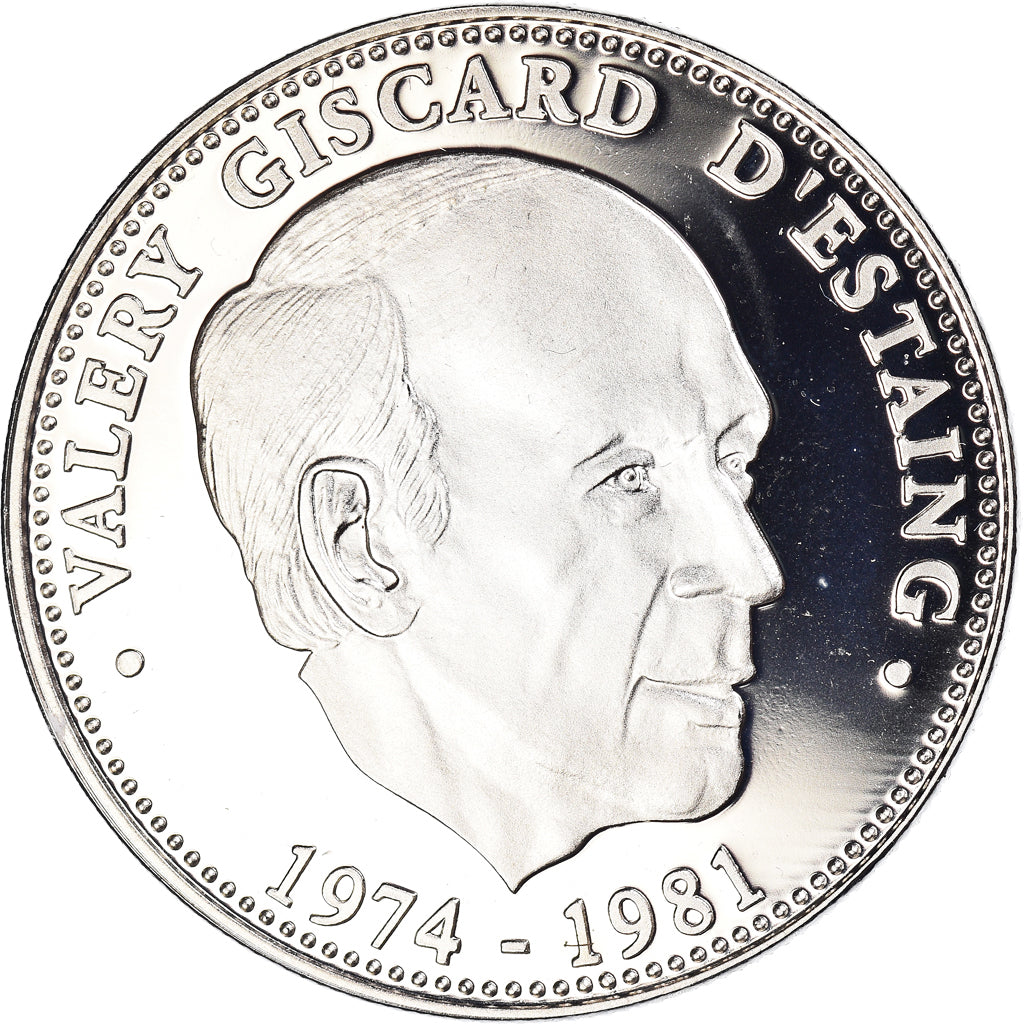 Frankrijk, Medaille, Les Présidents de la République, Valery Giscard