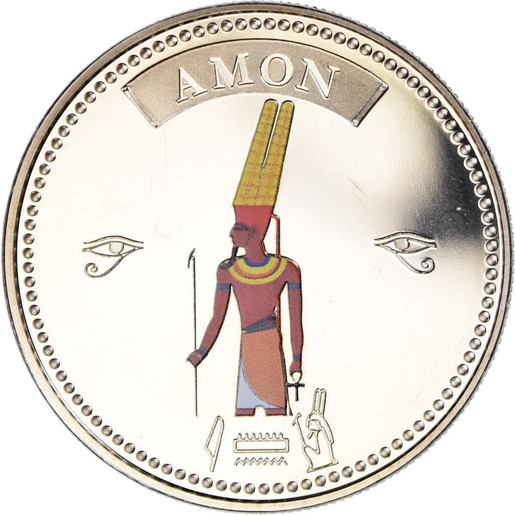 Egitto, medaglia, Trésors d'Egypte, Amon, History, SPL+, Rame-nichel
