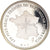 Francia, medaglia, Le Mont Saint-Michel, Patrimoine, FDC, Rame-nichel