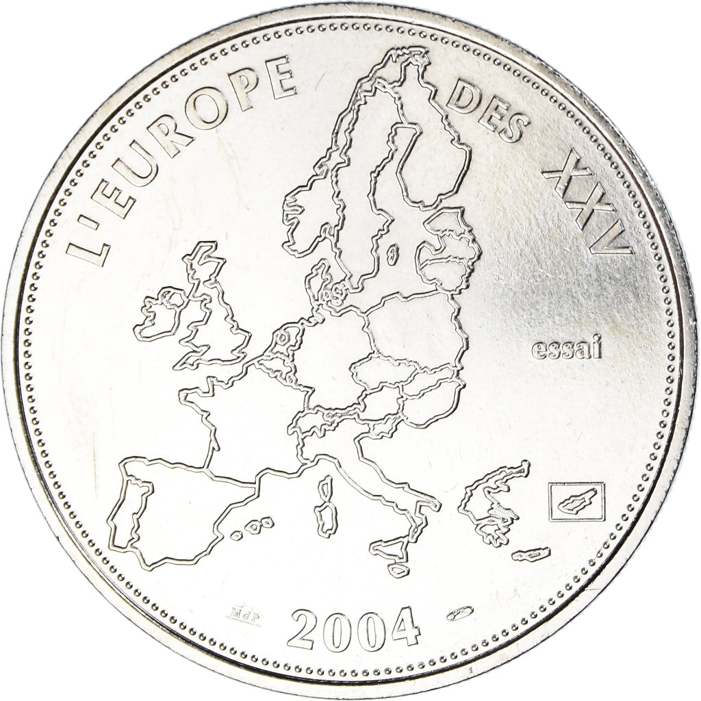 França, medalha, L'Europe des XXV, Essai, Politics, 2004, MDP, MS(65-70)