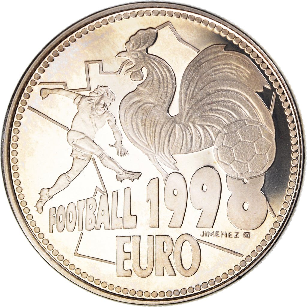 Frankreich, Medaille, Football, Euro, Sport, 1998, STGL, Kupfer-Nickel